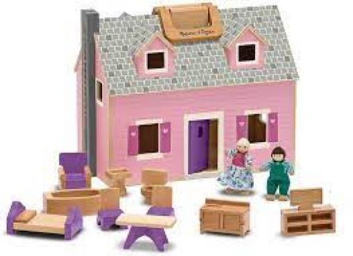 Picture of MELISSA and DOUG DOLLHOUSE - FOLD/GO